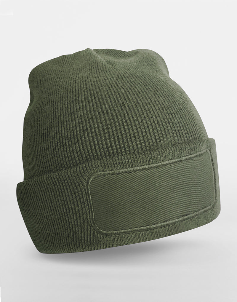 Chargez l'image dans la visionneuse de la galerie, Bonnet doublé avec patch rectangulaire personnalisable – BEECHFIELD BF445.