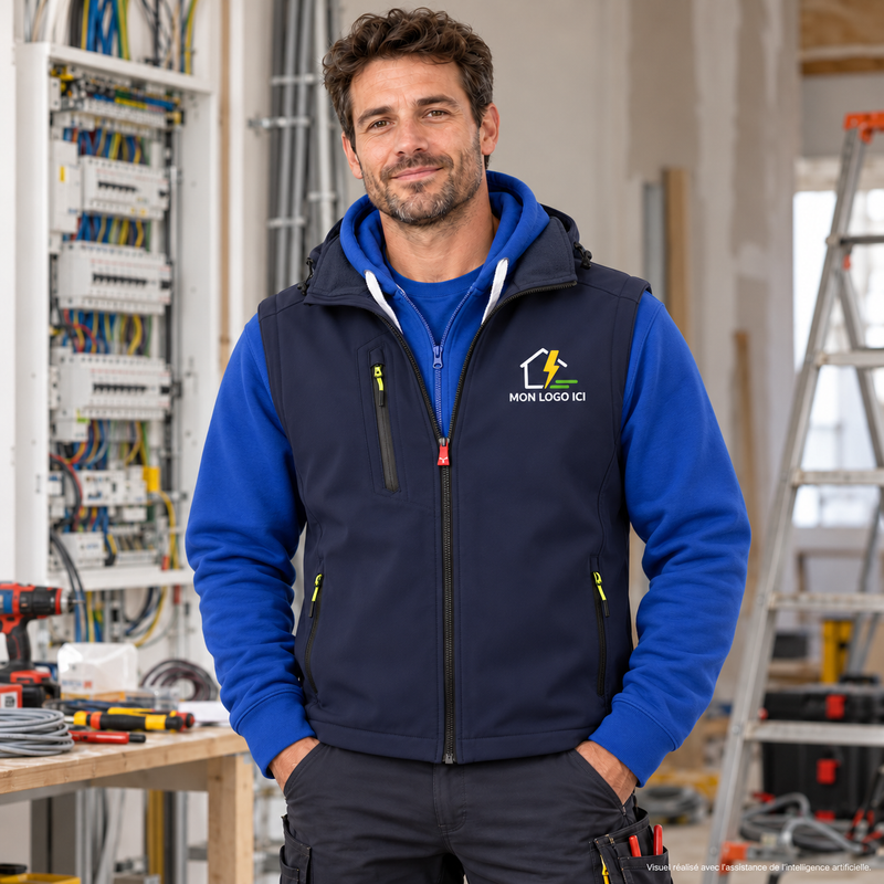 Chargez l'image dans la visionneuse de la galerie, Pack Essentiel + Veste – 8 vêtements de travail personnalisés