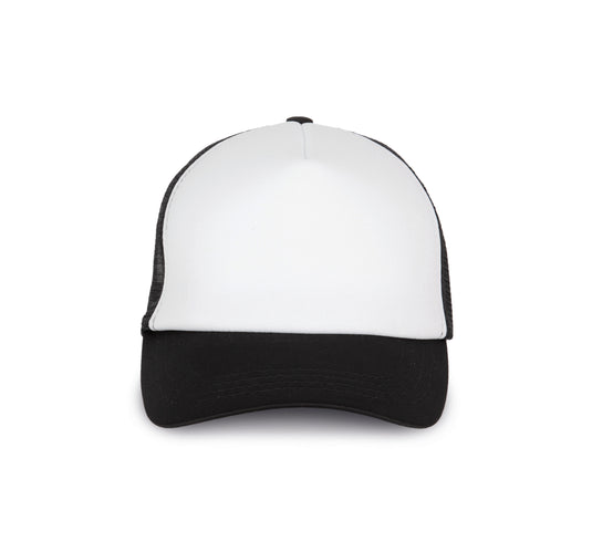 casquette trucker noire et blanc personnalisable