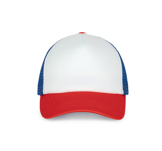 casquette trucker bleu blanc rouge personnalisable
