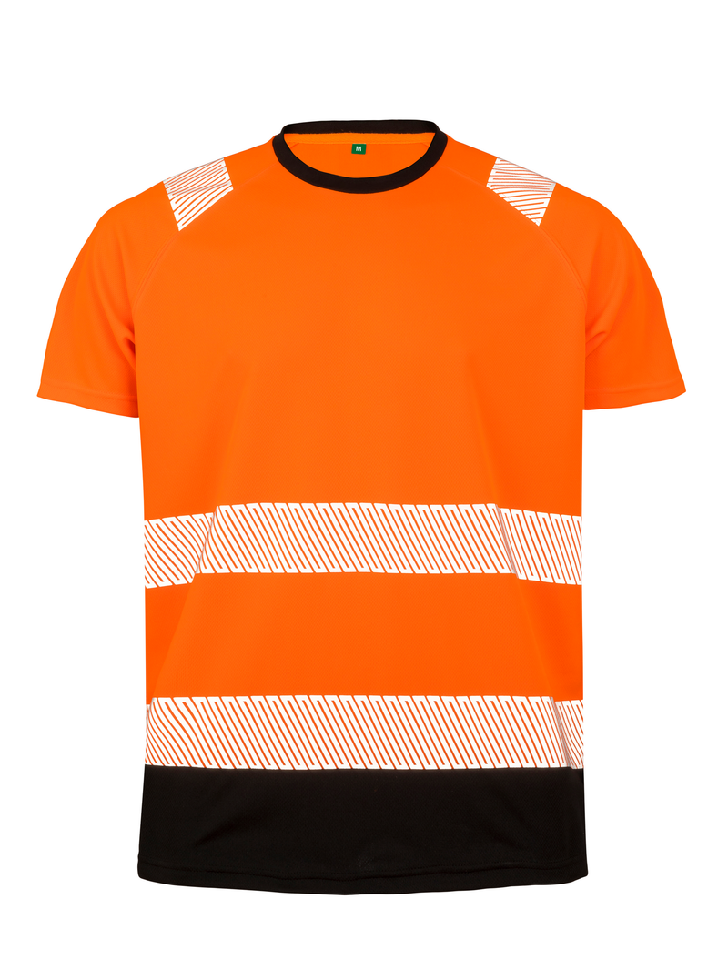 Chargez l'image dans la visionneuse de la galerie, T-shirt de sécurité RESULT R502Xorange fluorescent et noir