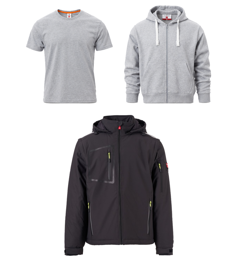 Chargez l'image dans la visionneuse de la galerie, Pack Essentiel + Veste Matelassée – 8 vêtements personnalisés
