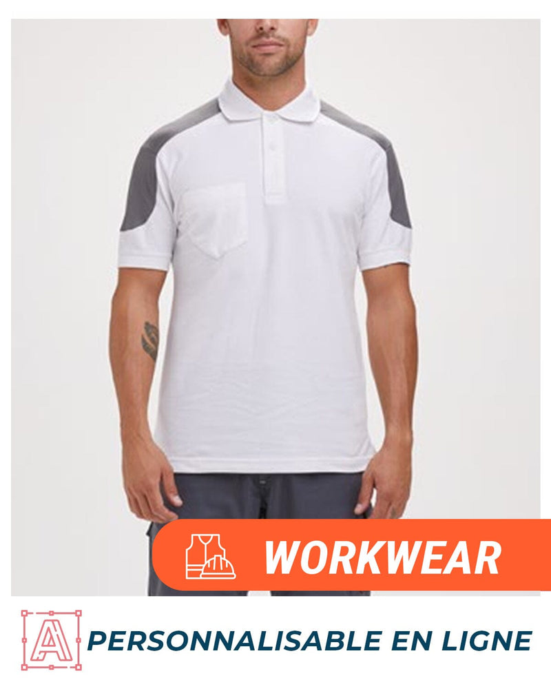 Chargez l'image dans la visionneuse de la galerie, POLO BICOLORE A MANCHES COURTES / COMPANY