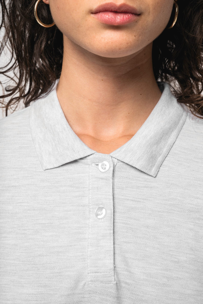 Chargez l'image dans la visionneuse de la galerie, Polo manches longues Femme logoté