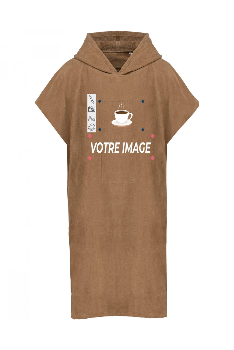 Chargez l'image dans la visionneuse de la galerie, ✏️Poncho éponge à capuche à brodé - BIO