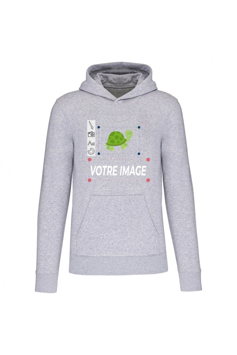 Chargez l'image dans la visionneuse de la galerie, exemple de sweat a capuche enfant bio personnalisable