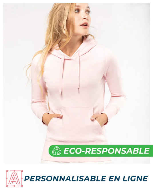 ✏️ Sweat à capuche femme BIO