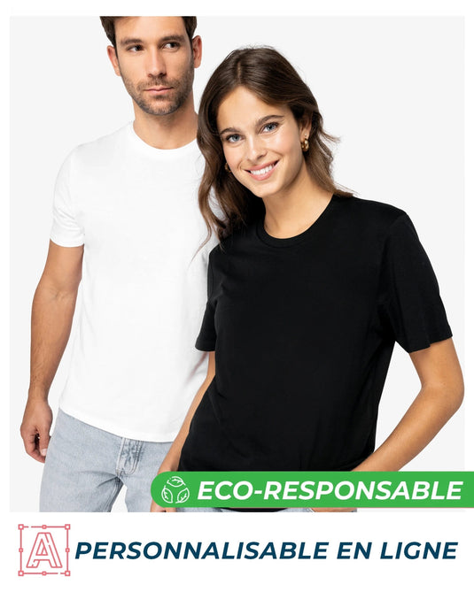 ✏️T-SHIRT BIO UNISEXE PERSONNALISÉ
