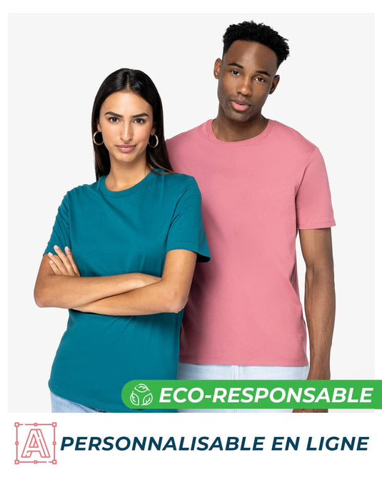✏️ T-SHIRT COL ROND UNISEXE PERSONNALISÉ