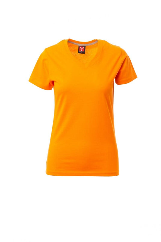 T-shirt Col V Femme logoté