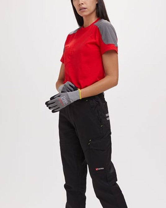 T-Shirt de travail bicolore avec poche