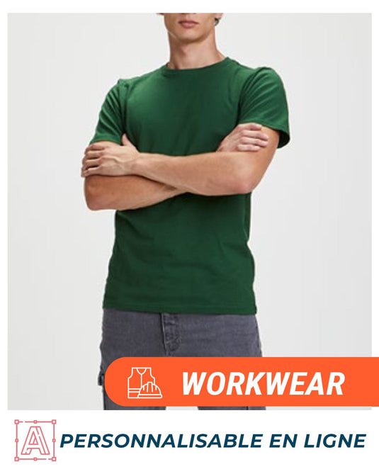 T-SHIRT DE TRAVAIL ROBUSTE LOGOTÉ
