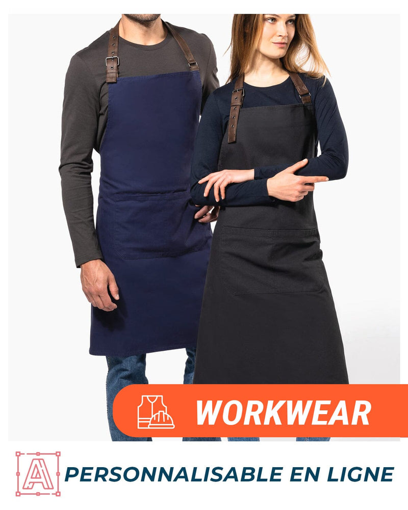 Chargez l'image dans la visionneuse de la galerie, Tablier Vintage Long avec poche logoté