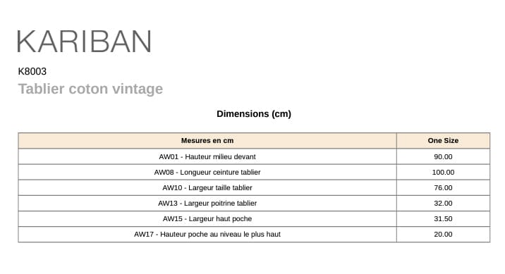 Chargez l'image dans la visionneuse de la galerie, Tablier Vintage Long avec poche logoté