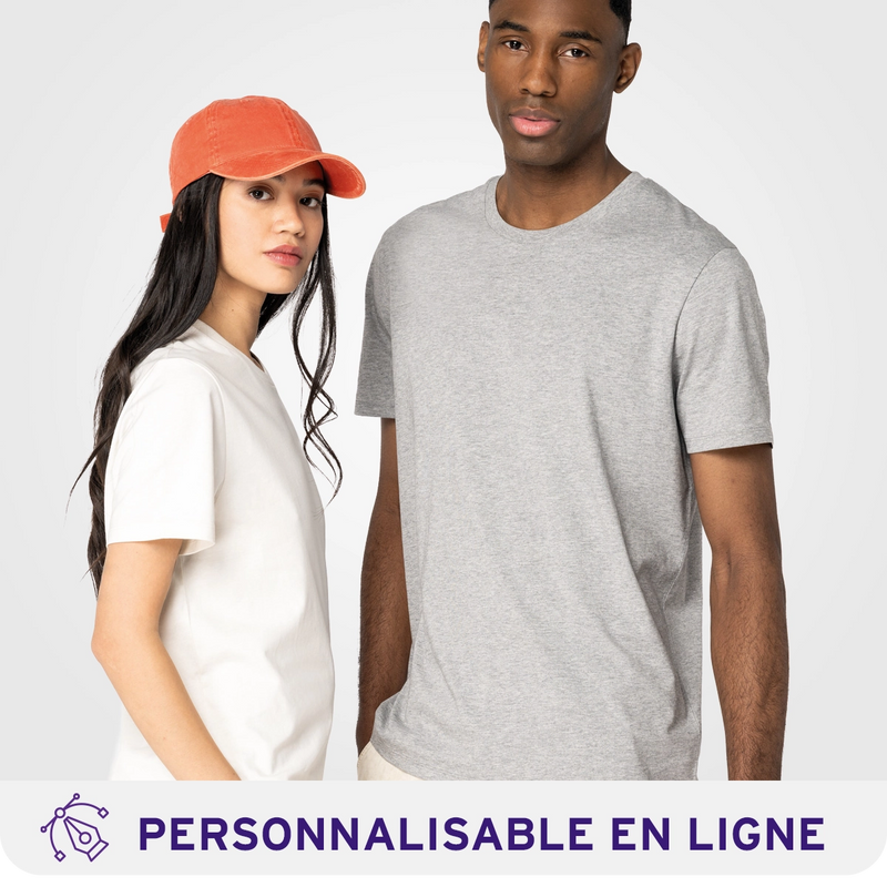 Chargez l'image dans la visionneuse de la galerie, Tee shirt col rond unisexe personnalisé