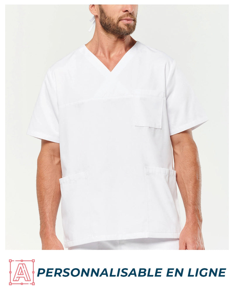 Chargez l'image dans la visionneuse de la galerie, tunique de travail personnalisable homme