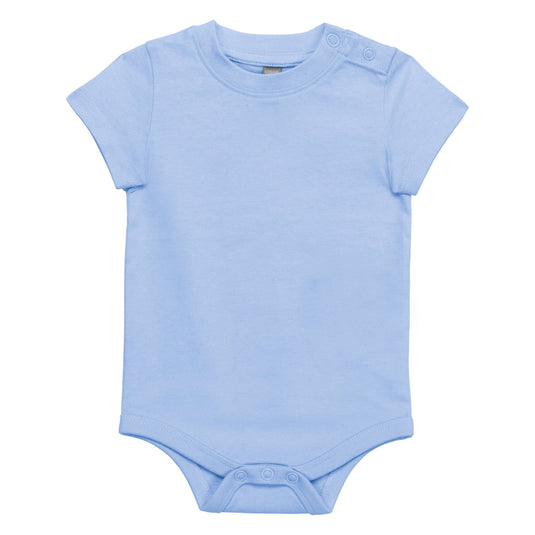 body bébé personnalisable bleu