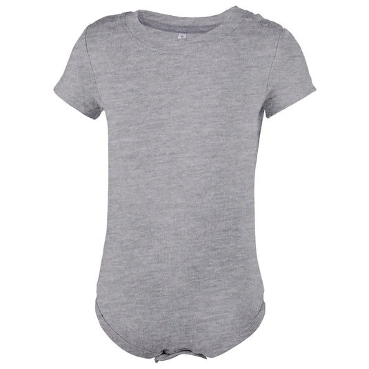 body bébé personnalisable gris