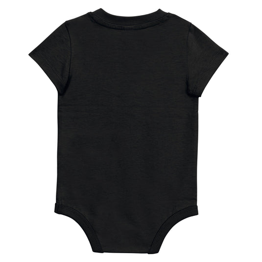 vue de dos du body bébé personnalisable noir