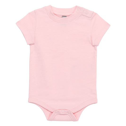 body bébé personnalisable rose