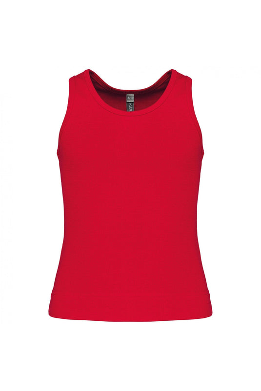 débardeur fille personnalisable rouge