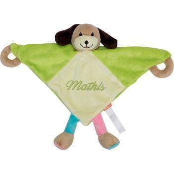 Doudou peluche Chien brodé _ Impression_Nantes_Saint_Nazaire