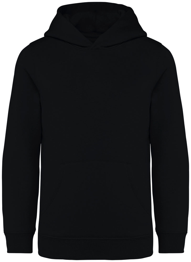 Chargez l'image dans la visionneuse de la galerie, sweat à capuche enfant coton bio personnalisable noir