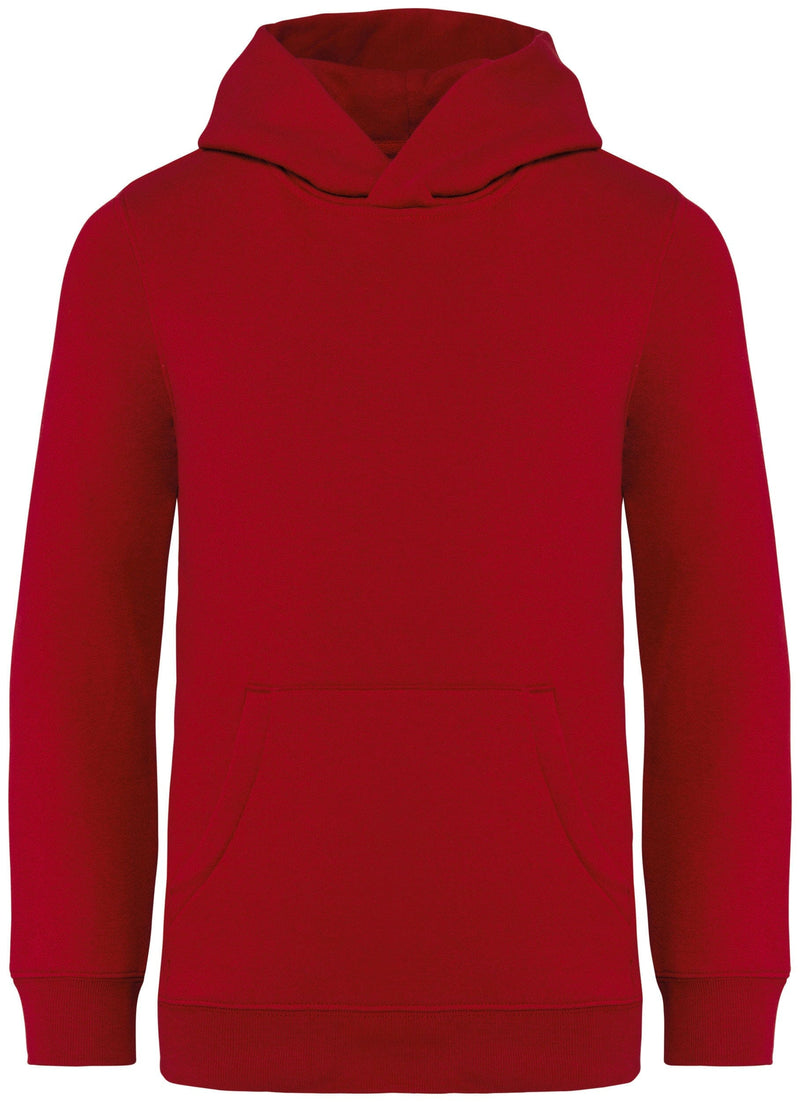 Chargez l'image dans la visionneuse de la galerie, sweat à capuche enfant coton bio personnalisable rouge