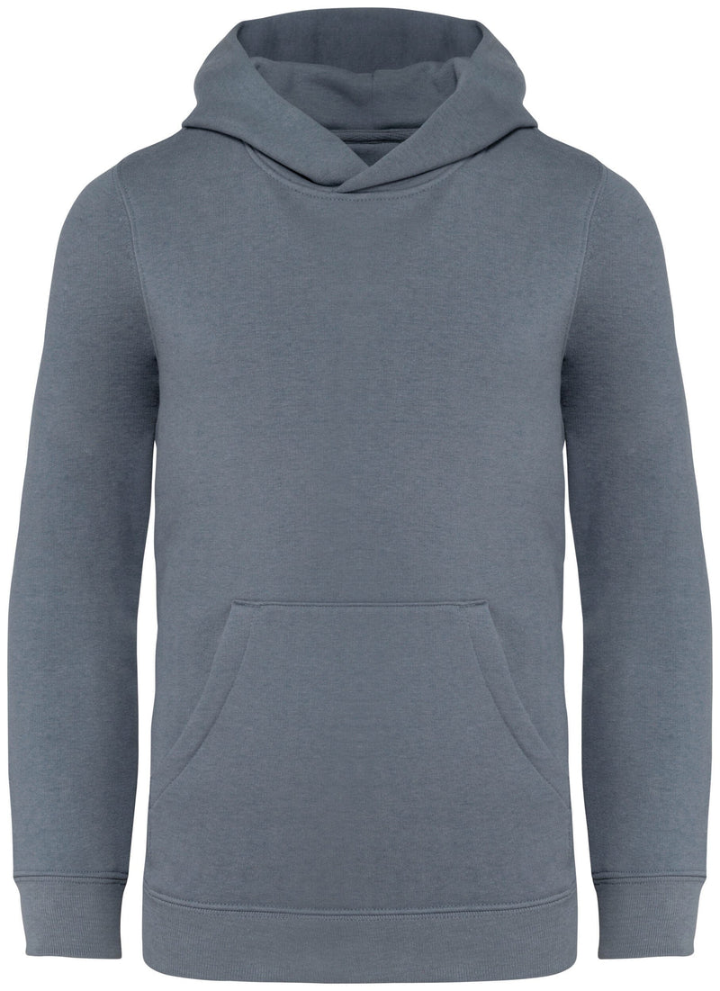 Chargez l'image dans la visionneuse de la galerie, sweat à capuche enfant coton bio personnalisable gris
