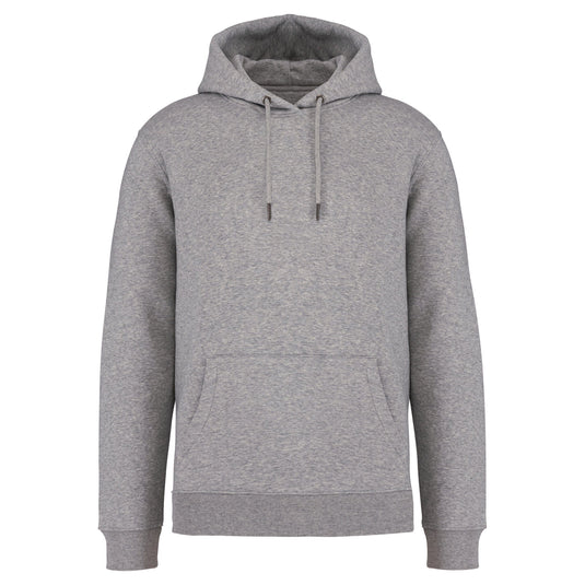 sweat capuche unisexe eco responsable personnalisable gris chiné