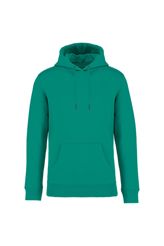 sweat capuche unisexe eco responsable personnalisable vert