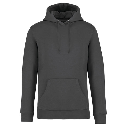 sweat capuche unisexe eco responsable personnalisable gris