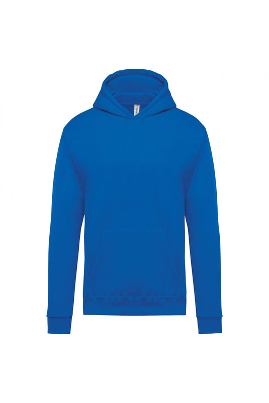 sweat shirt capuche enfant personnalisable bleu