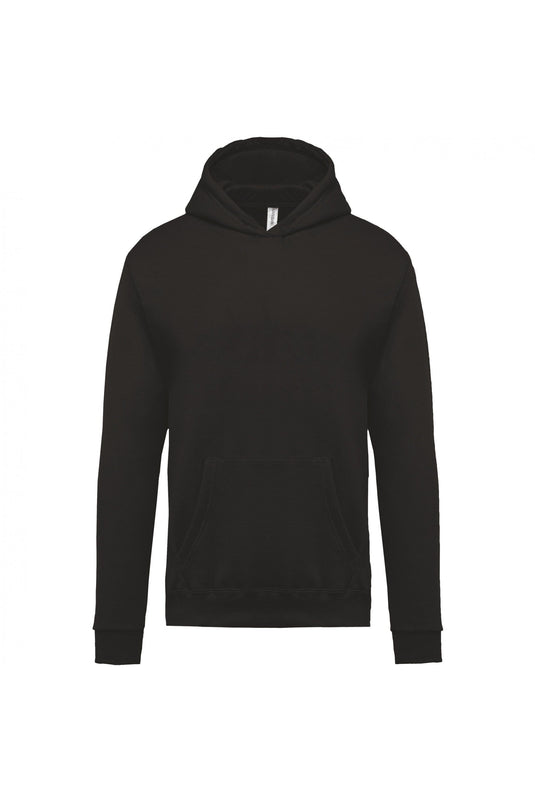 sweat shirt capuche enfant  personnalisable  noir