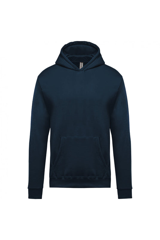 sweat shirt capuche enfant personnalisable bleu marine
