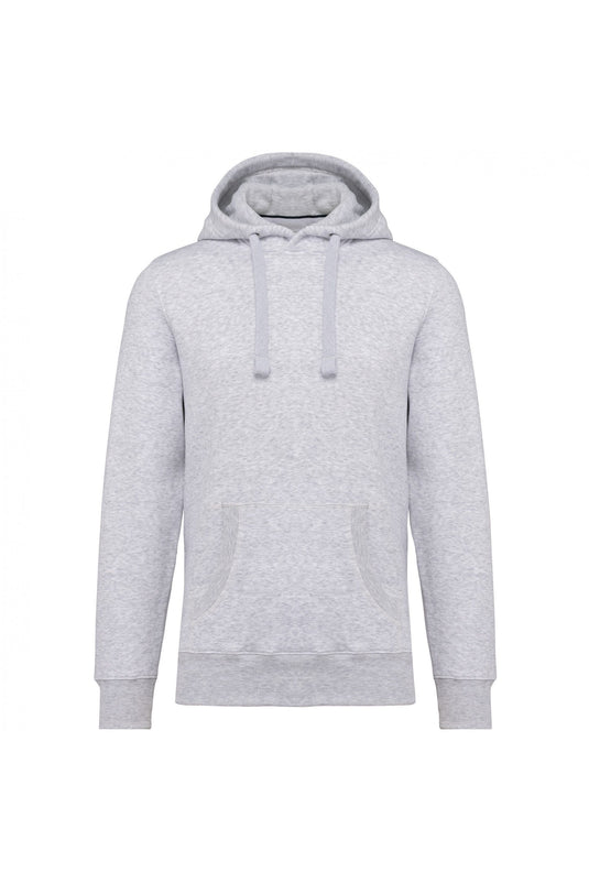 sweat shirt capuche homme personnalisable gris chiné