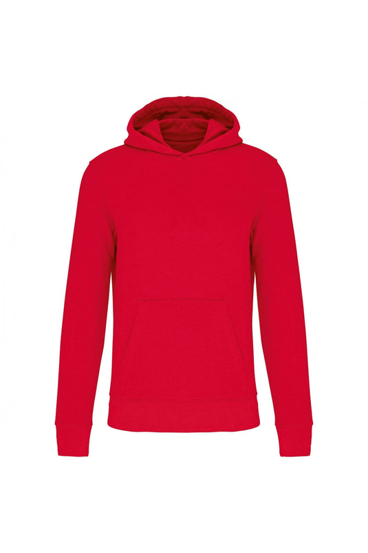 sweat a capuche enfant bio personnalisable rouge