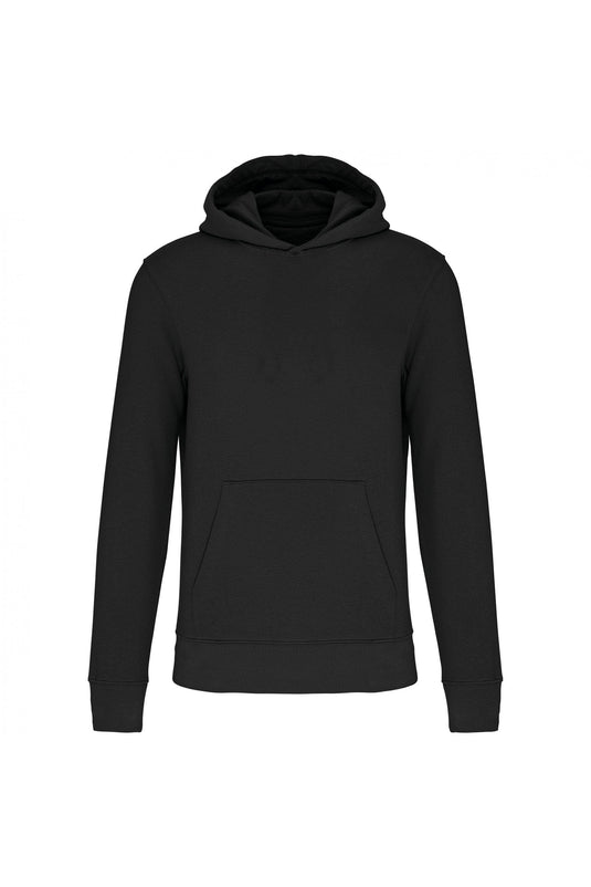 sweat a capuche enfant bio personnalisable noir
