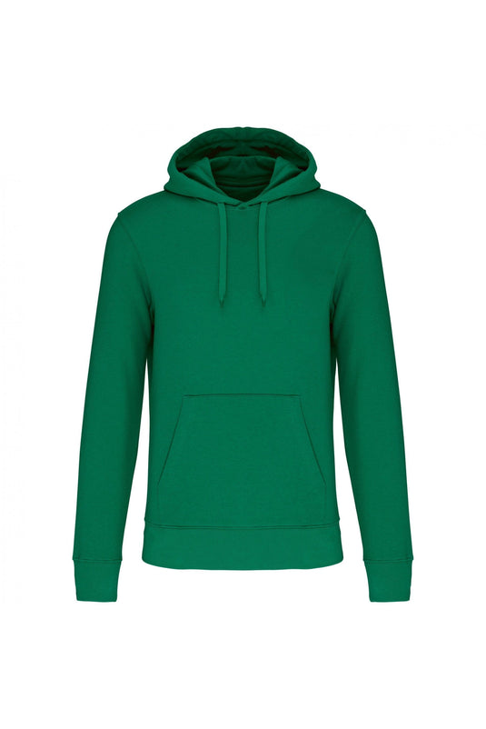 sweat à capuche bio homme personnalisable vert