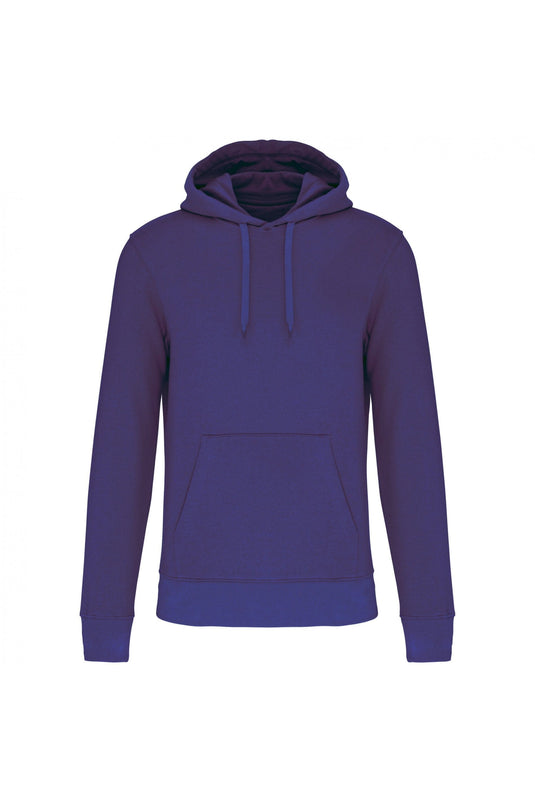 sweat à capuche bio homme personnalisable violet