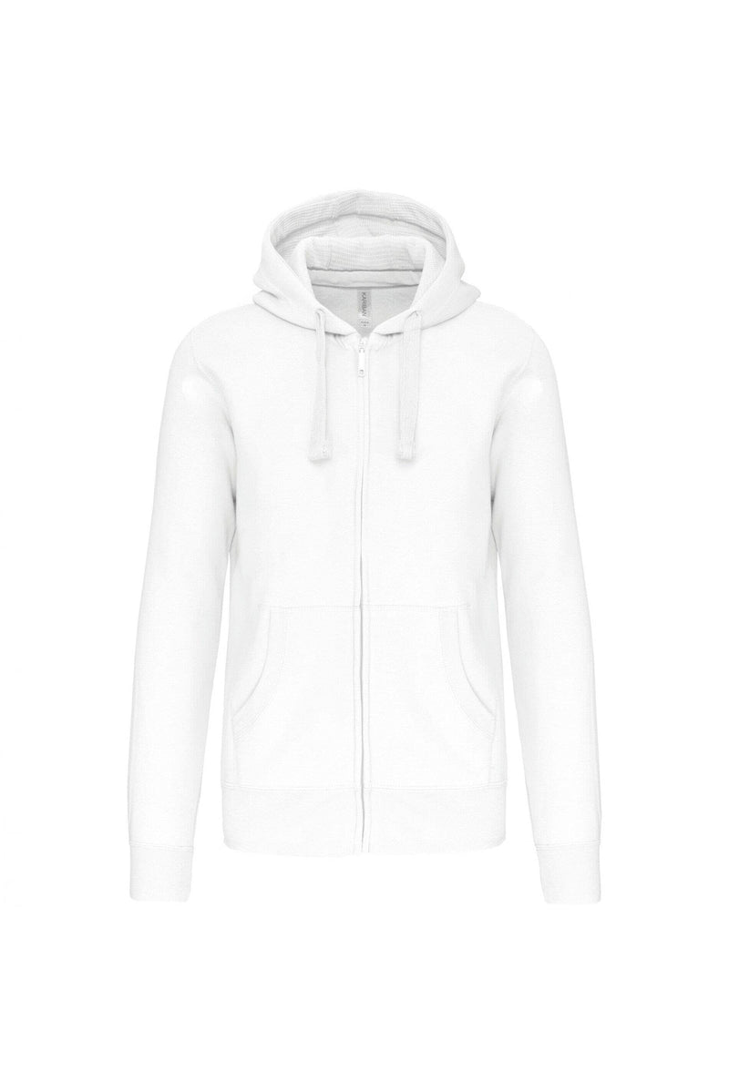 Chargez l'image dans la visionneuse de la galerie, sweat zippé à capuche homme personnalisable blanc