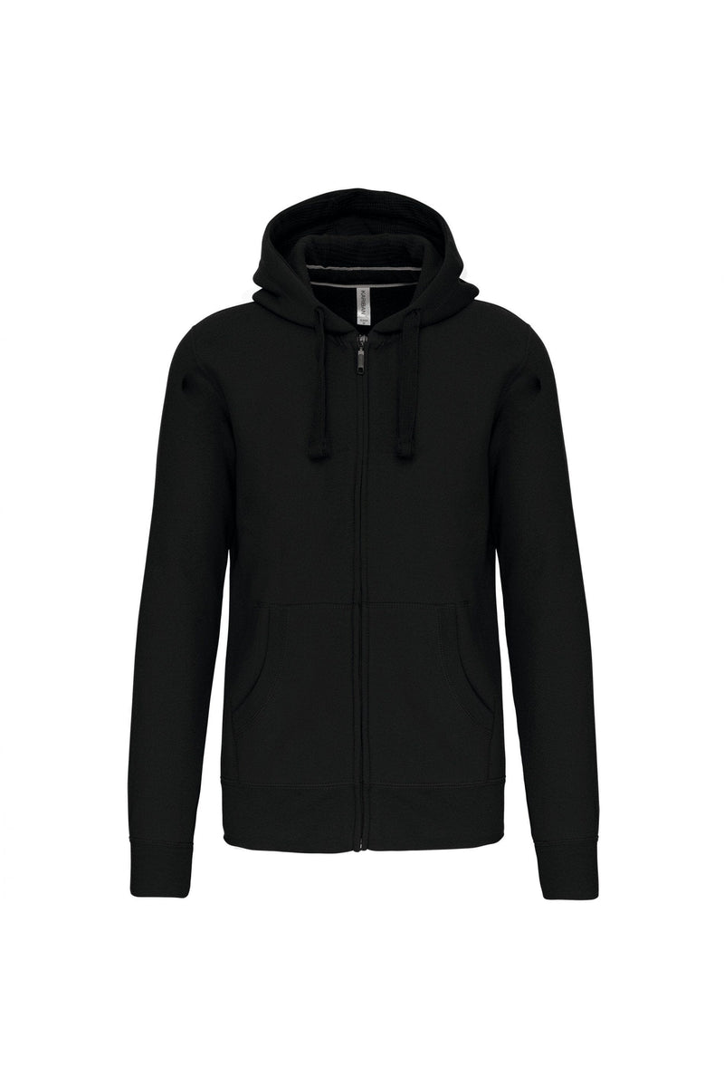 Chargez l'image dans la visionneuse de la galerie, sweat zippé à capuche homme personnalisable noir