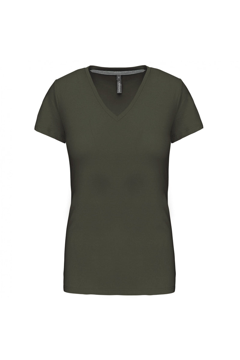 Chargez l'image dans la visionneuse de la galerie, T-shirt col V femme personnalisé