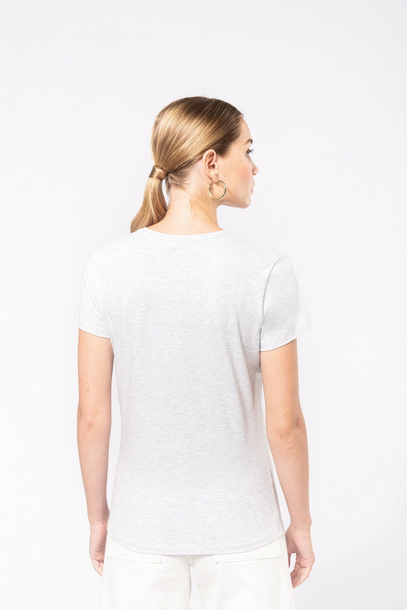 Chargez l'image dans la visionneuse de la galerie, T-shirt col V femme personnalisé