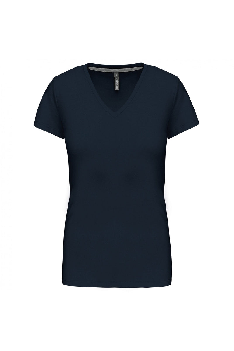 Chargez l'image dans la visionneuse de la galerie, T-shirt col V femme personnalisé