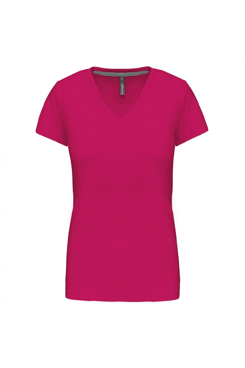 Chargez l'image dans la visionneuse de la galerie, T-shirt col V femme personnalisé