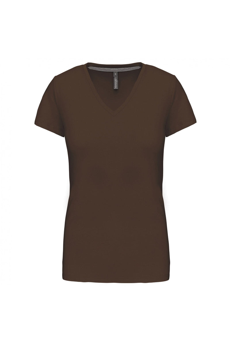 Chargez l'image dans la visionneuse de la galerie, T-shirt col V femme personnalisé