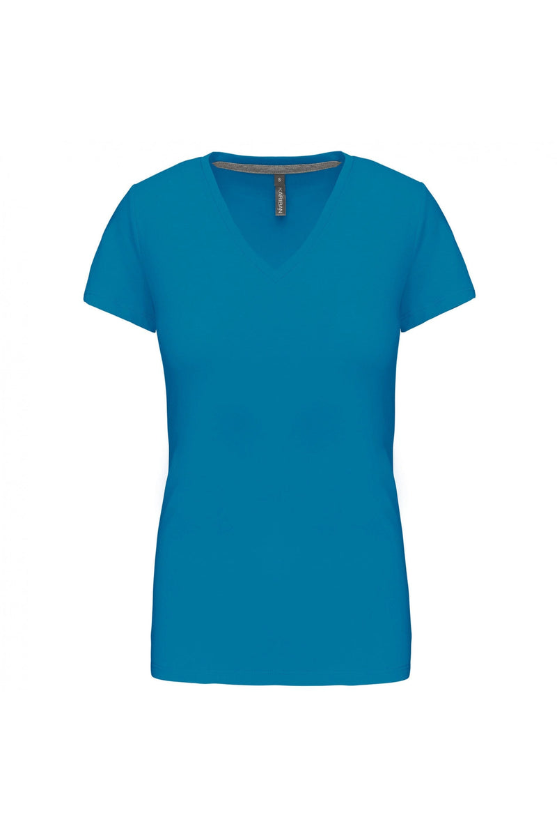 Chargez l'image dans la visionneuse de la galerie, T-shirt col V femme personnalisé