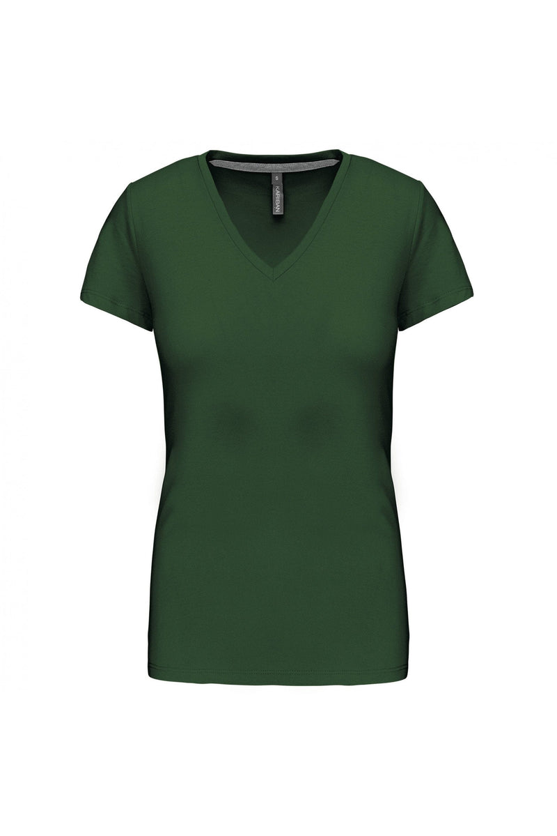 Chargez l'image dans la visionneuse de la galerie, T-shirt col V femme personnalisé