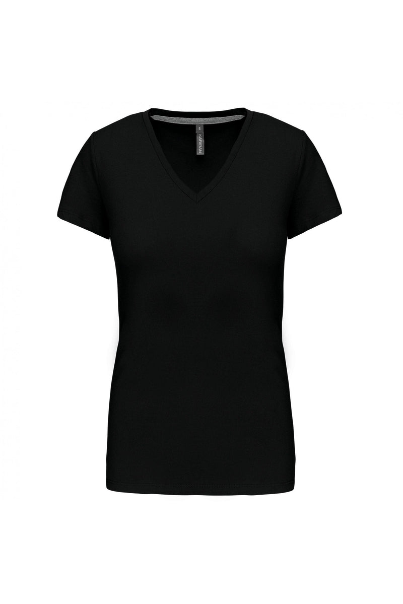 Chargez l'image dans la visionneuse de la galerie, T-shirt col V femme personnalisé